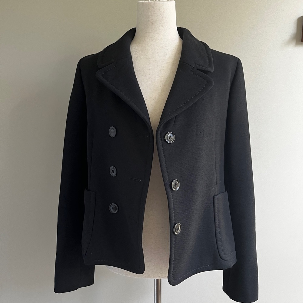 Moschino Cheap and Chic Aeffe Made in Italy Virgin Wool Double-Breasted Blazer